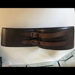Wide Leather Hip Belt